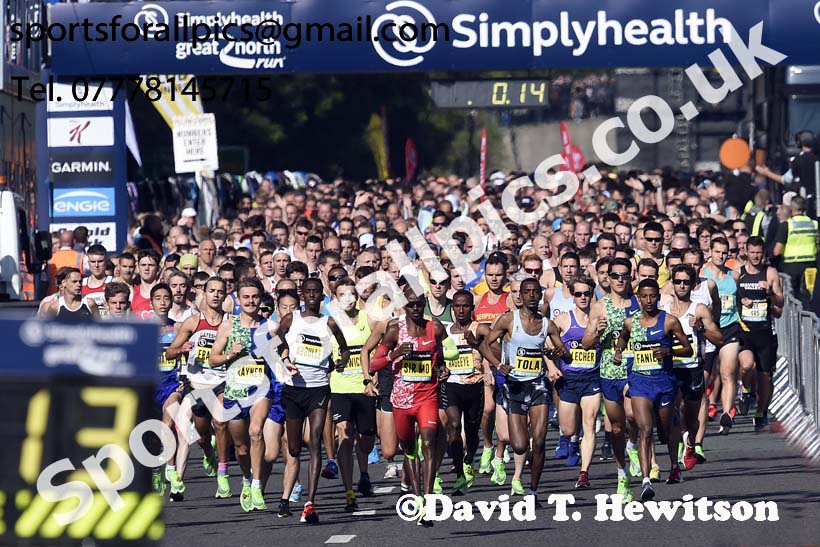 Mens Simplyhealth Great North Run. Photo: David T. Hewitson/Sports for All Pics